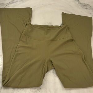 Lululemon Green Groove Flare Pants